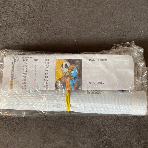 Nightmare Before Christmas Jack as Superman Sally as Wonder Woman Diamond Kit - Picture 2 of 3